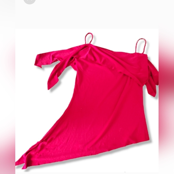 Asymmetrical Tank / Camisole Red - Picture 7 of 7